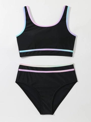 Neutral Dotted One Piece