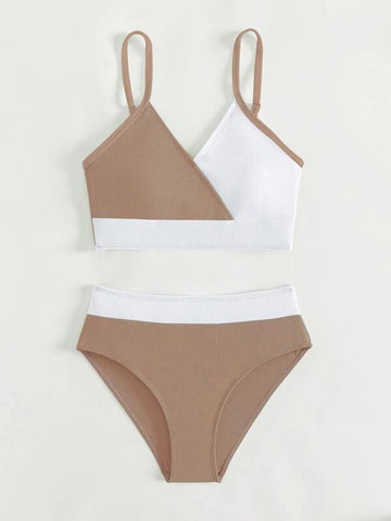Neutral Dotted One Piece