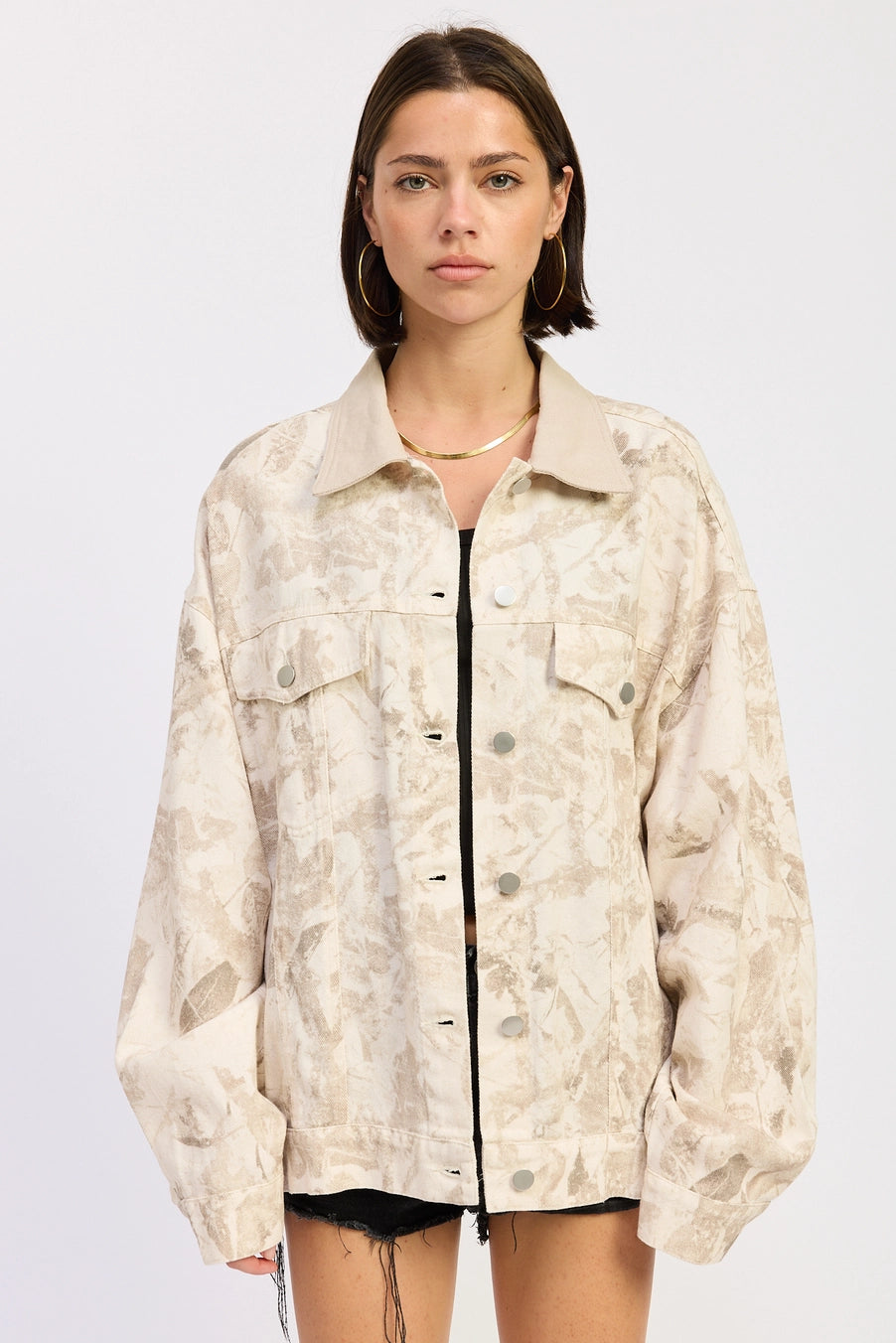 Beige Camo Jacket