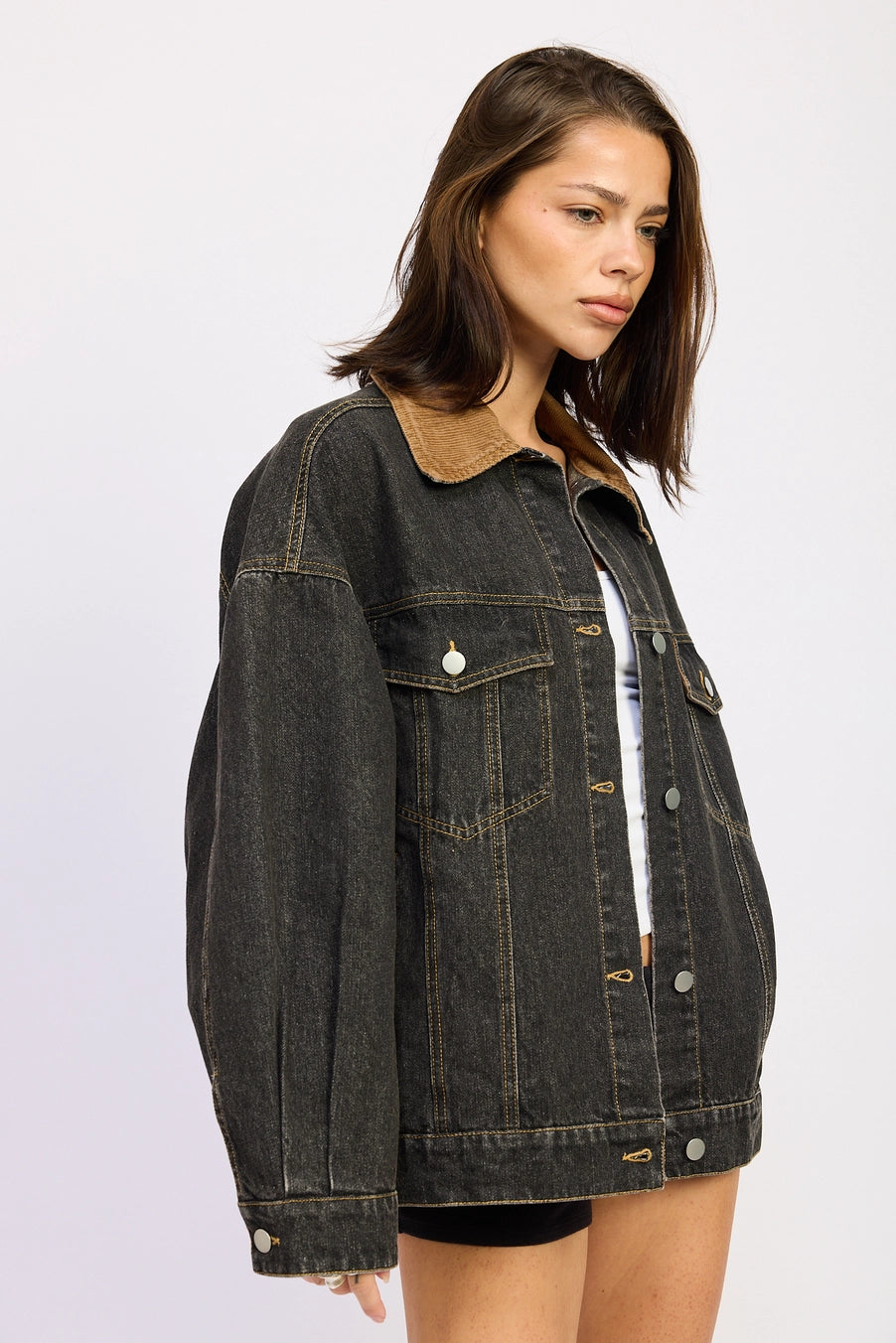 Vintage Black Denim Jacket