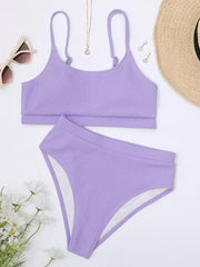 Ribbed Two Piece Swim
