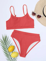 Ribbed Two Piece Swim