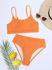 Ribbed Two Piece Swim