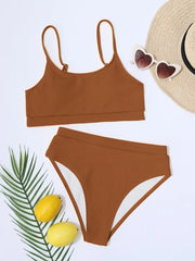 Ribbed Two Piece Swim