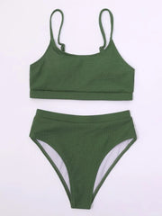 Ribbed Two Piece Swim