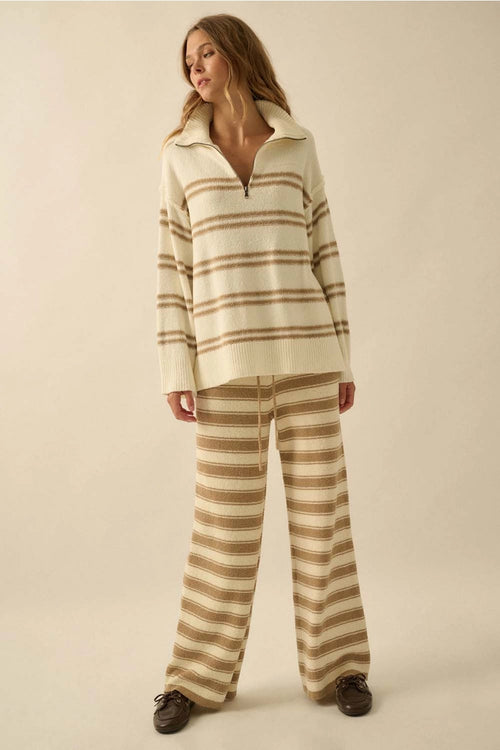 Textured Striped Sweater
