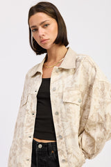 Beige Camo Jacket