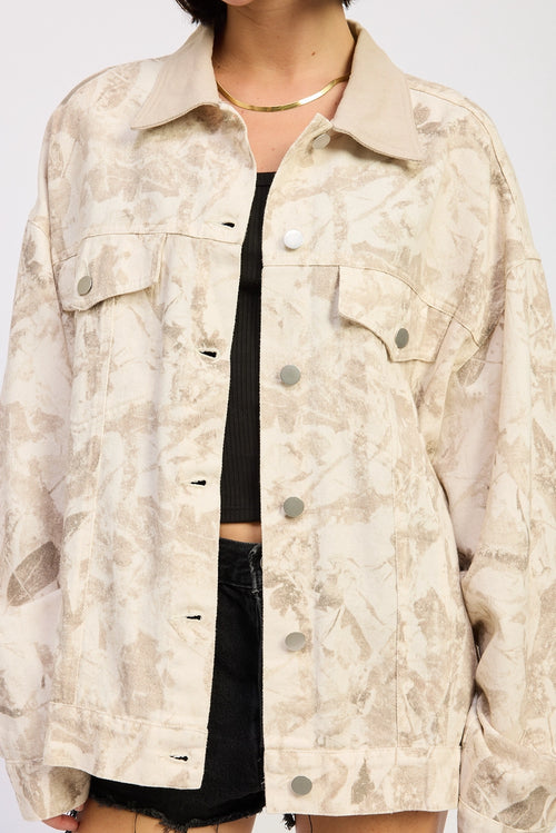 Beige Camo Jacket
