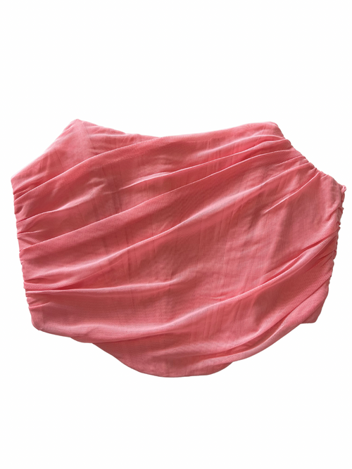 Coral Pink Corset Top