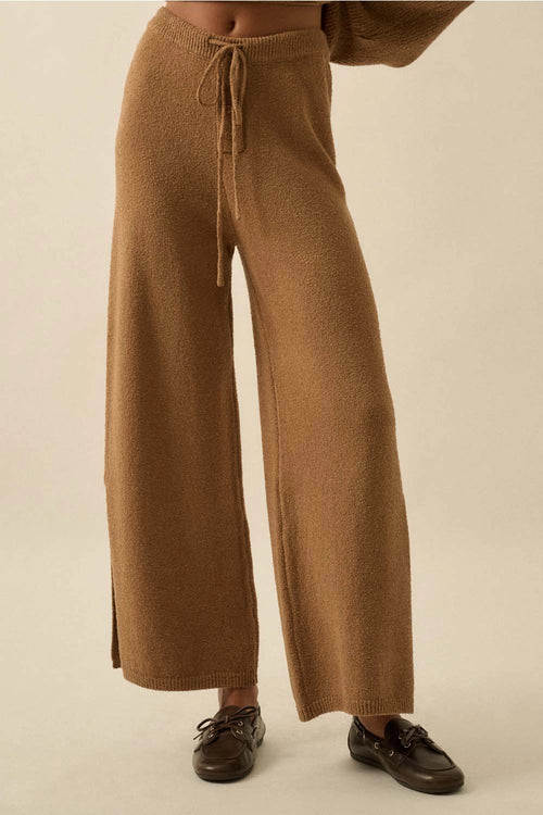 Textured Taupe Pants