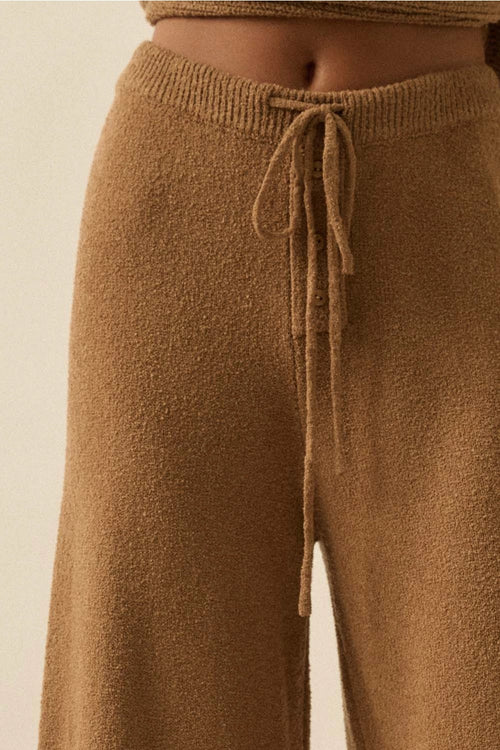 Textured Taupe Pants