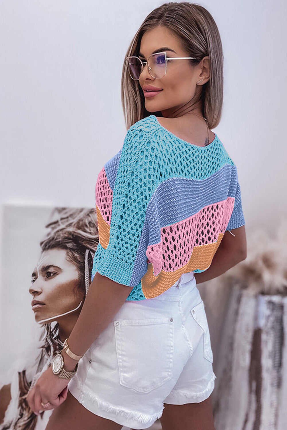 Sky Knitted Top