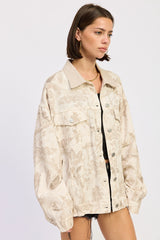 Beige Camo Jacket