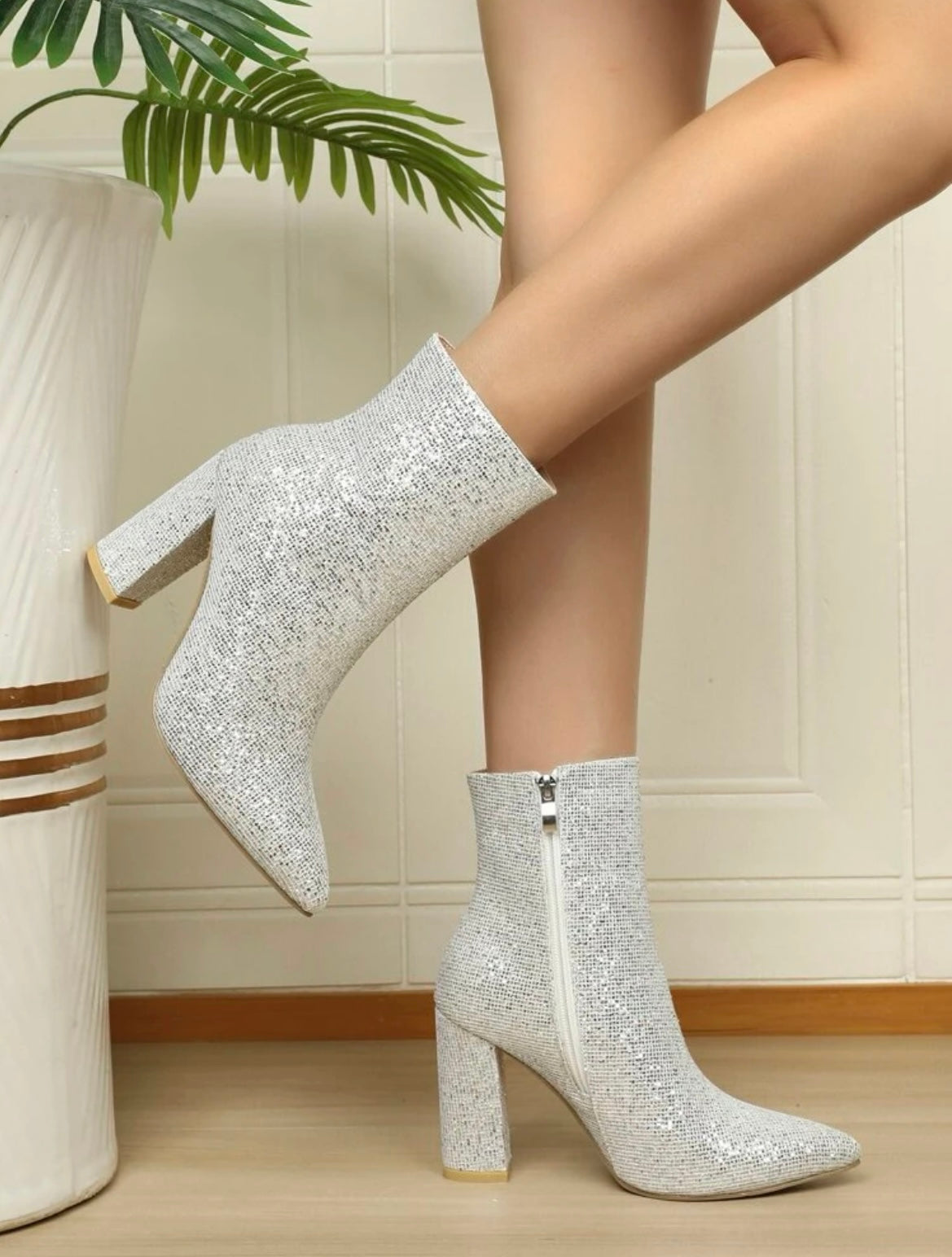 Shimmer Booties